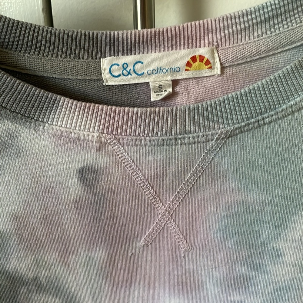 Lightweight tye dye sweatshirt - Picture 2 of 3